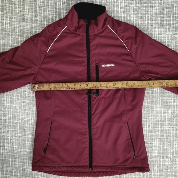 Rossignol Toura Fitted Softshell Athletic Jacket Blackberry Red Women's M - Picture 6 of 15